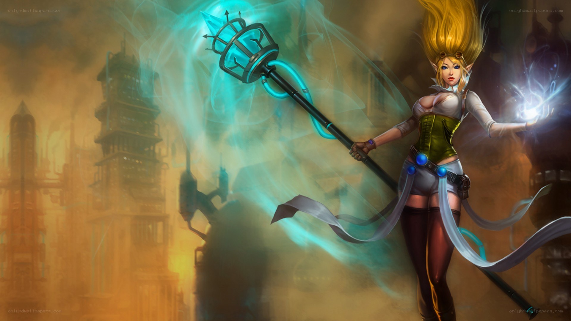 elf mage with staff