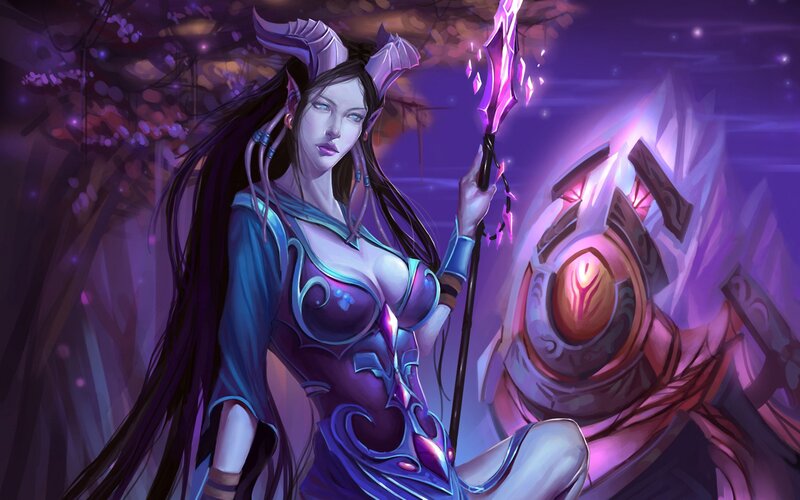 elf mage with staff