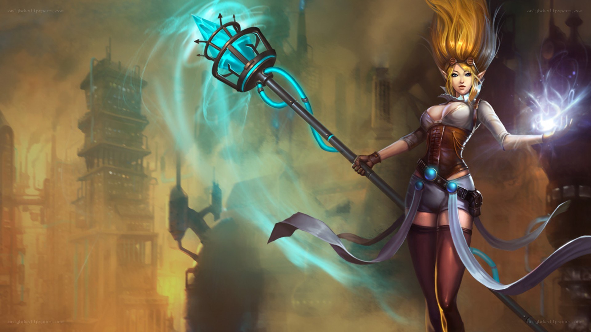 elf mage with staff