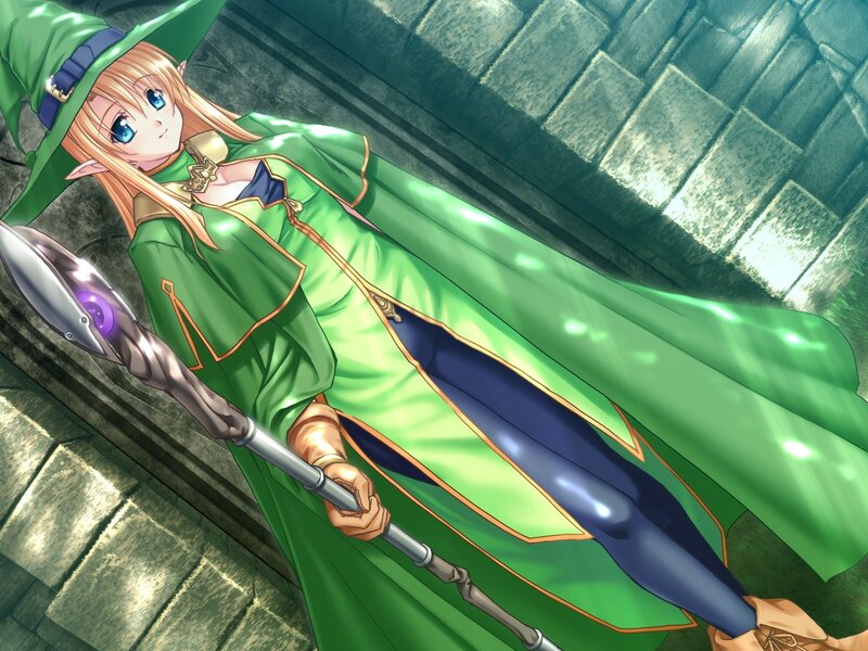 elf mage with staff