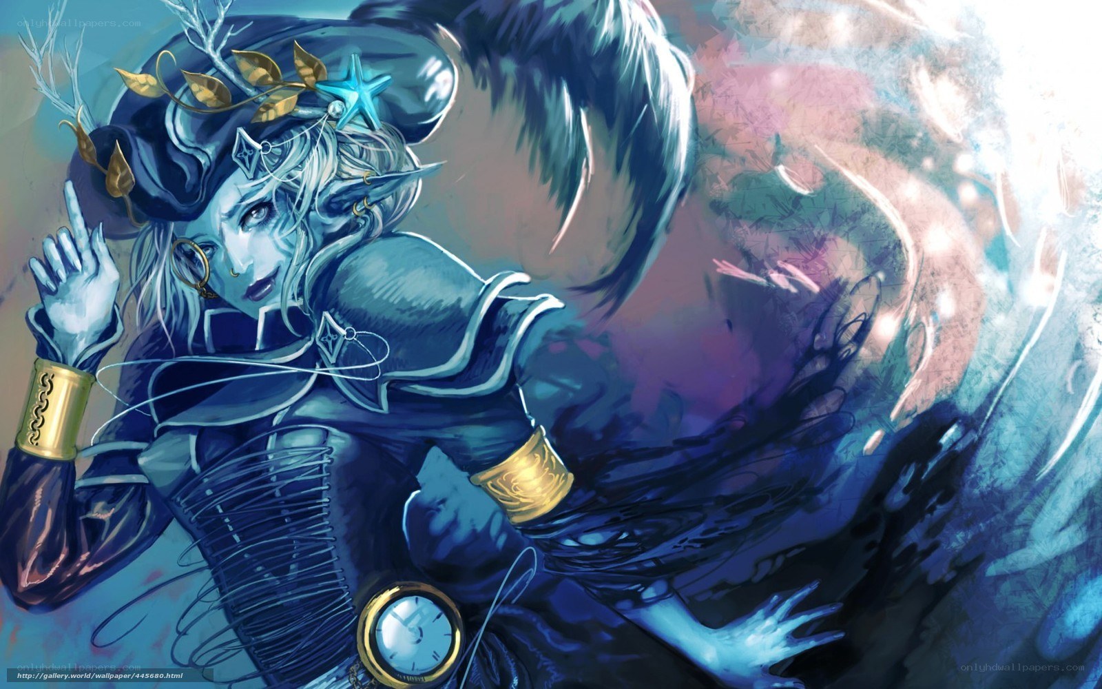 elf mage with time magic