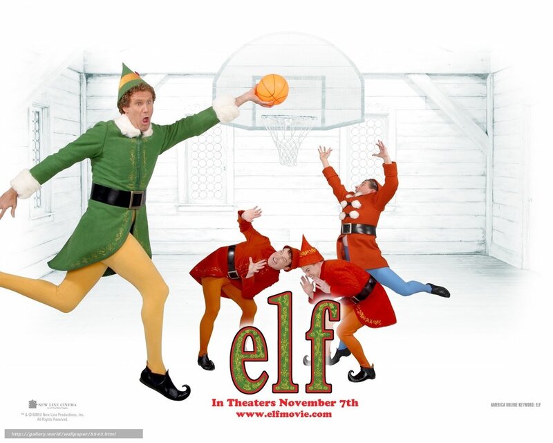 Elf movie basketball scene