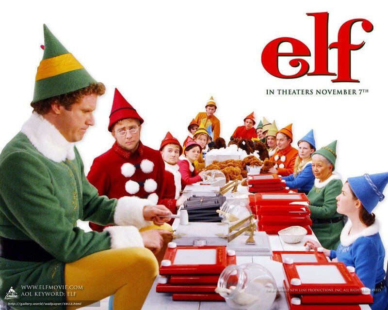 Elf movie promotional poster