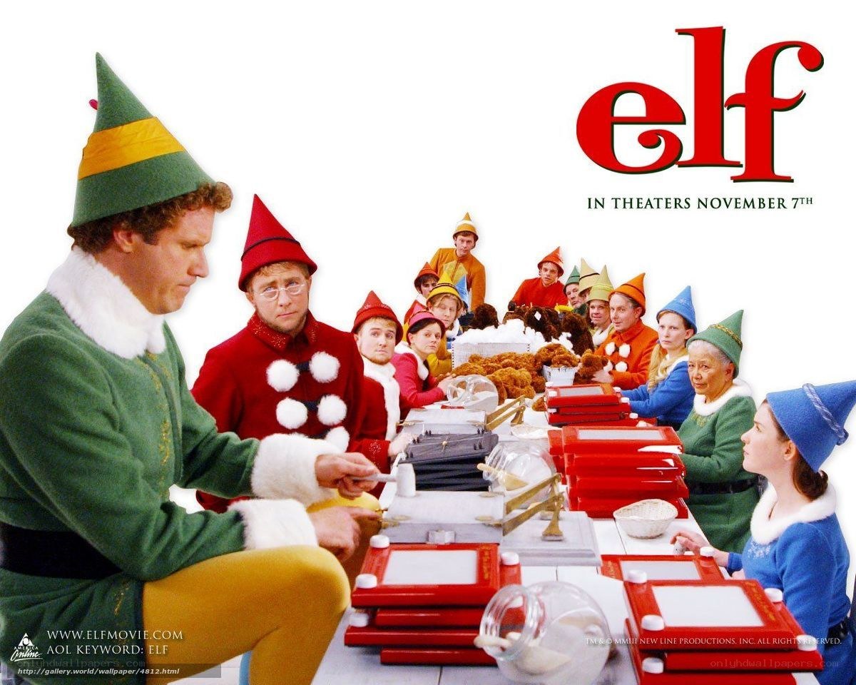 Elf movie promotional poster