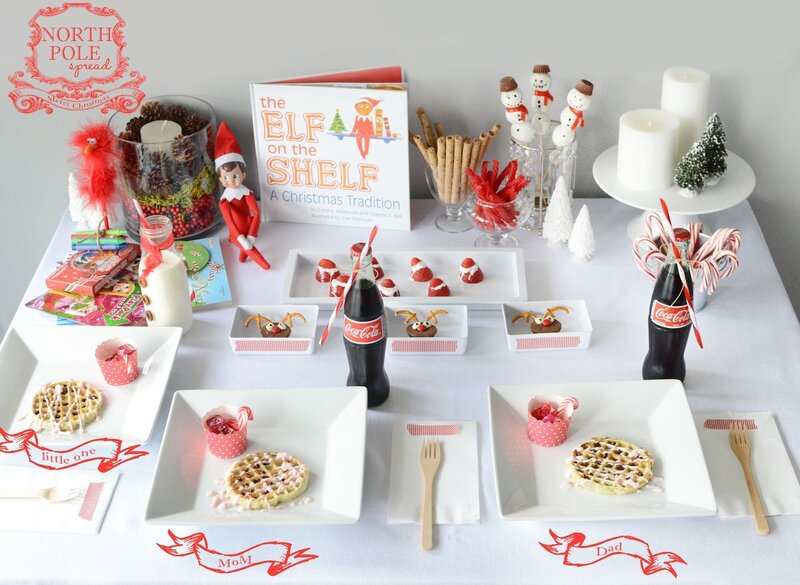 Elf on the Shelf breakfast spread