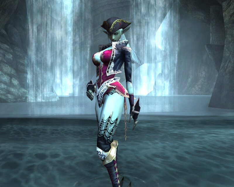 elf pirate in a cave
