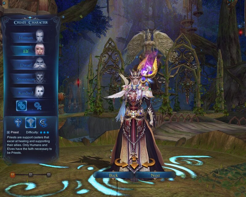 Elf Priest Character