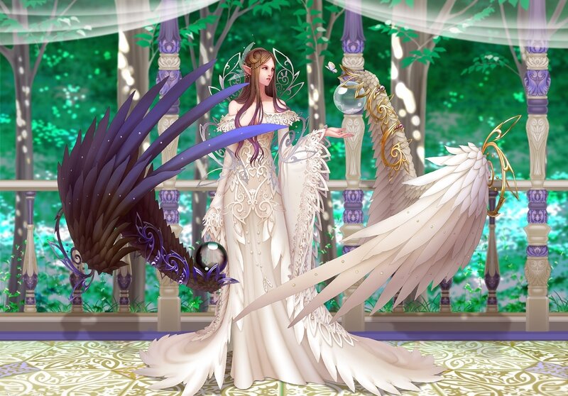 elf queen with dual wings