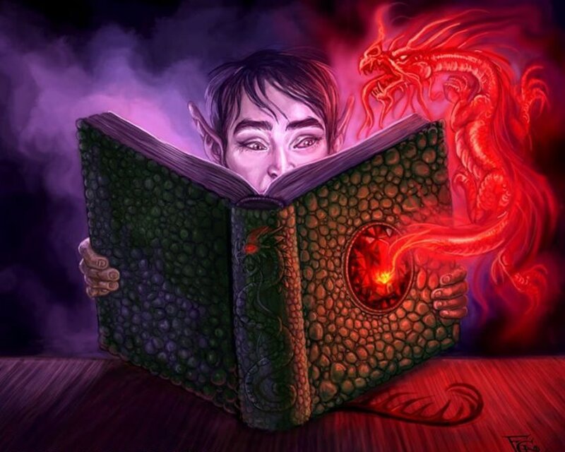 Elf Reading Spellbook