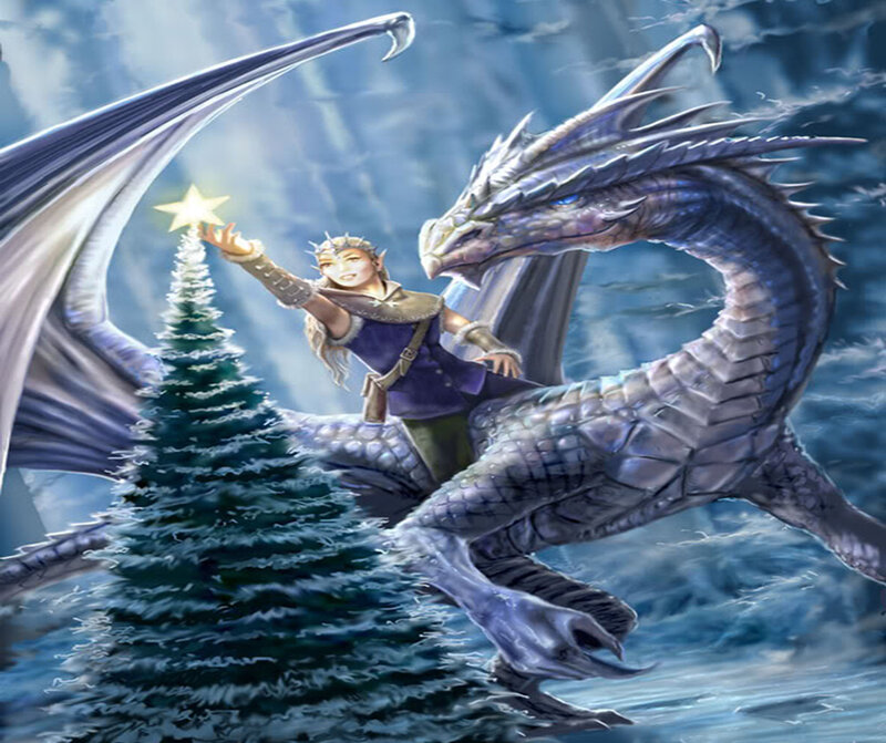 Elf Rider with Dragon