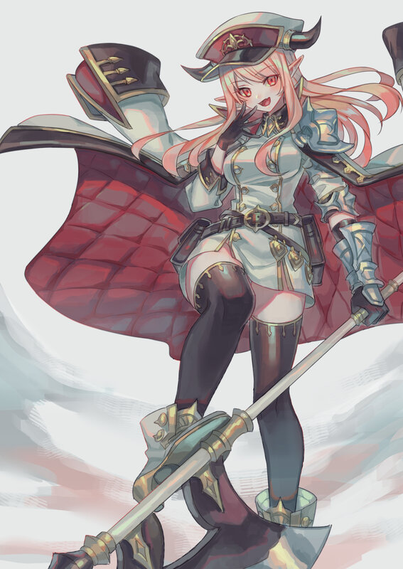 Elf Soldier with Red Cape