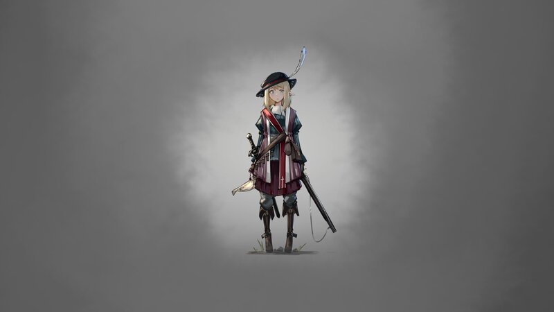 Elf Soldier with Rifle