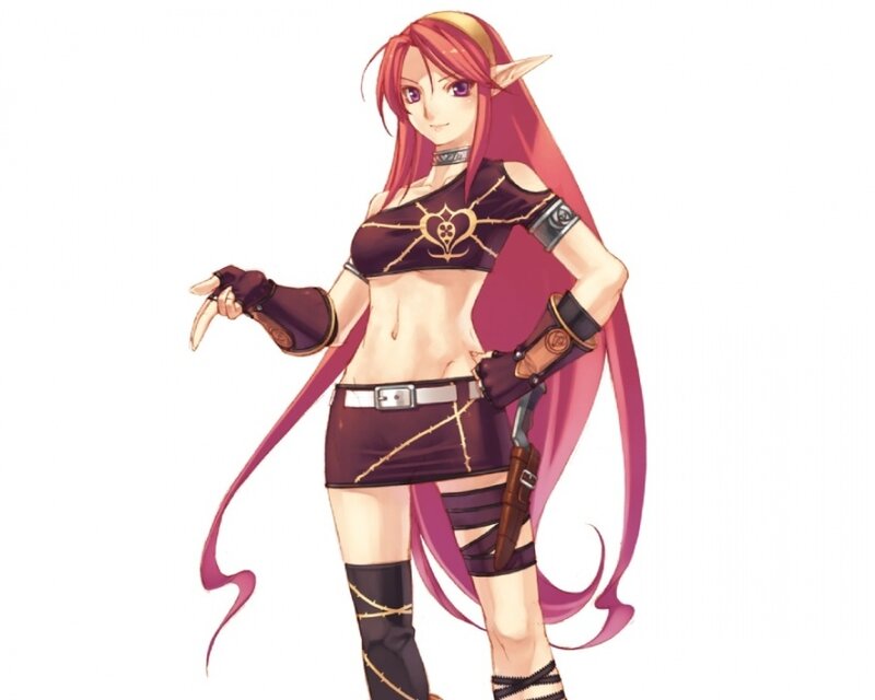 elf warrior character art
