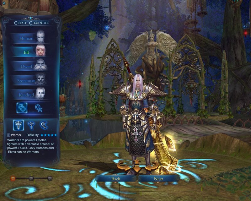 Elf Warrior Character