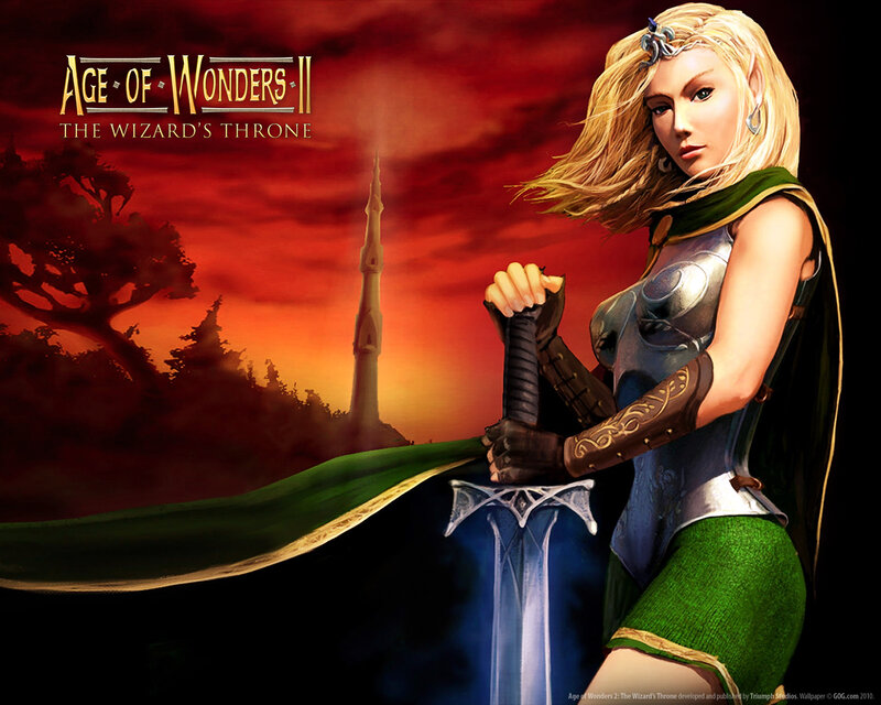 Elf Warrior Holding Sword