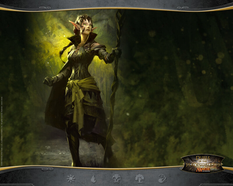 elf warrior in a forest