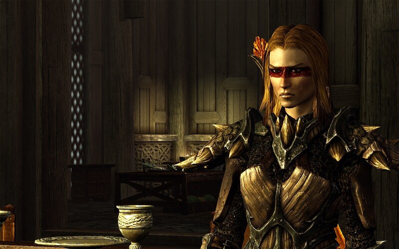 elf warrior in armor