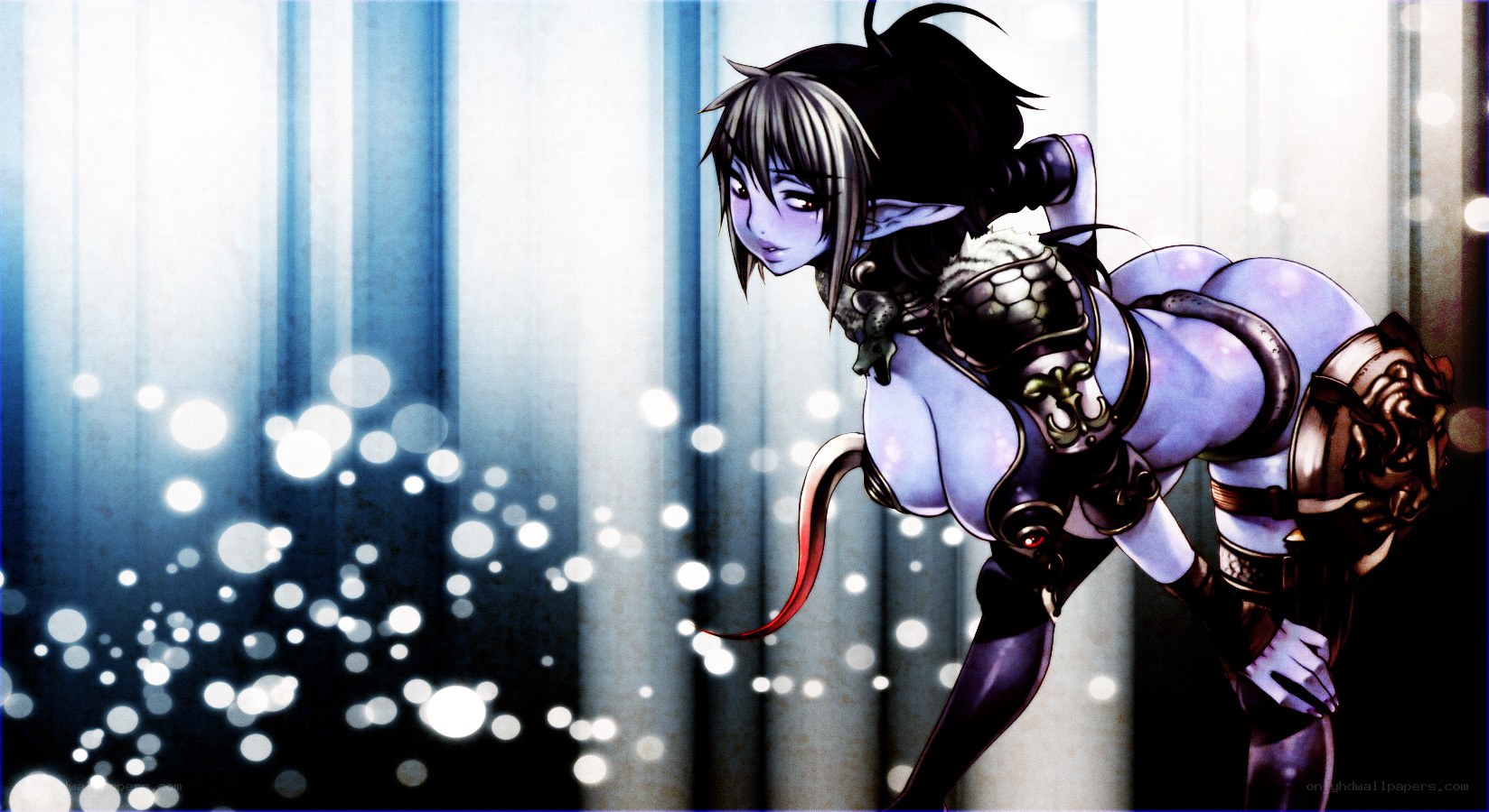 elf warrior in armor