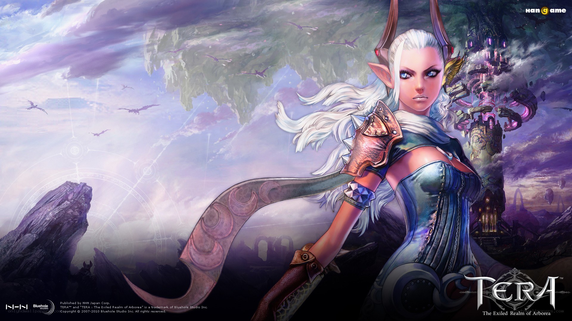 elf warrior in fantasy realm