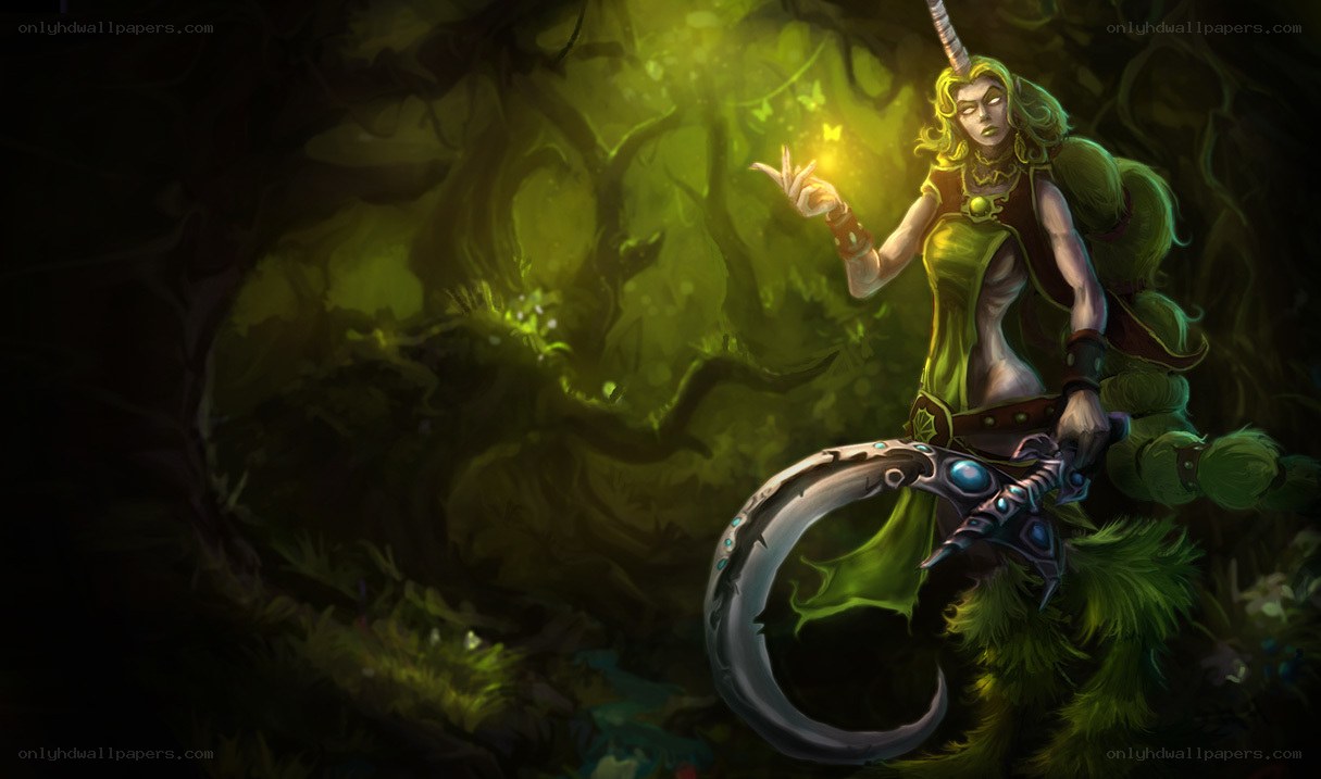 elf warrior in forest