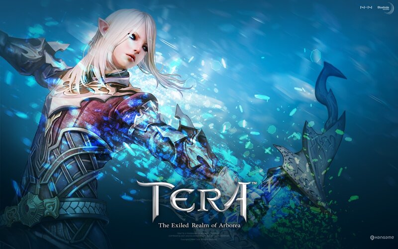 Elf Warrior with Bow — Blue