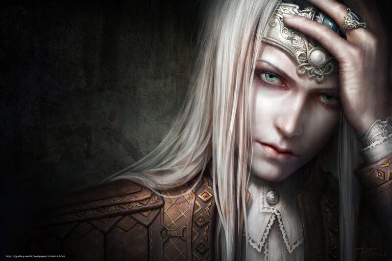 elf warrior with crown