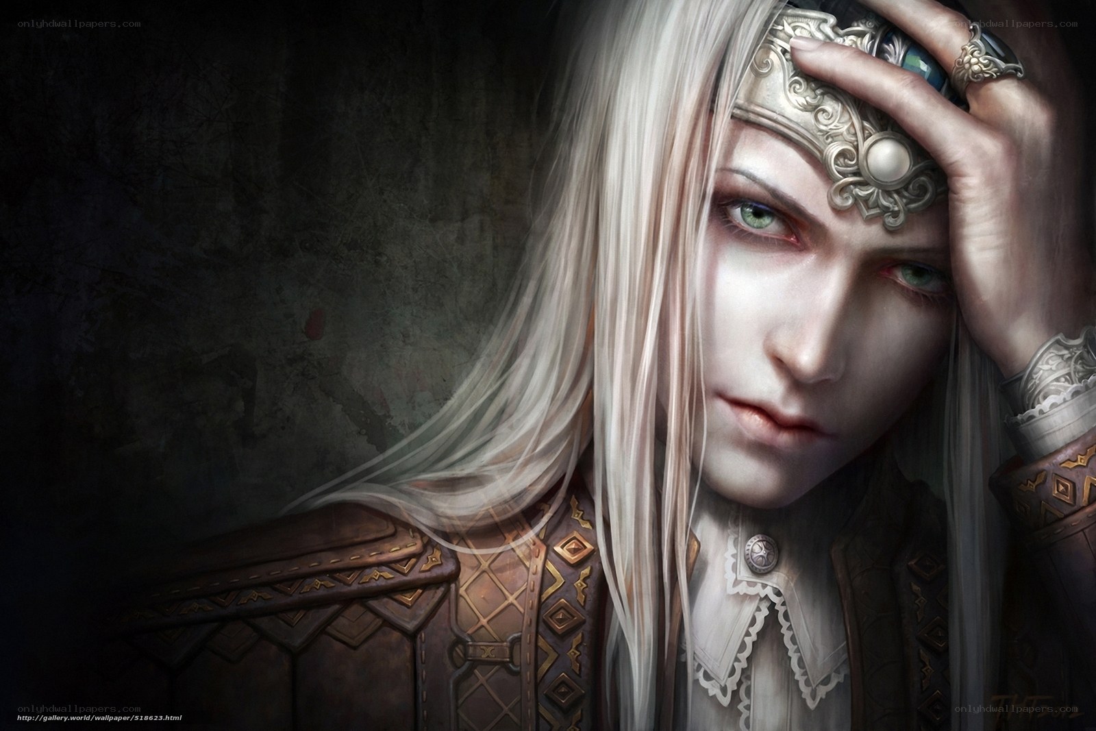 elf warrior with crown
