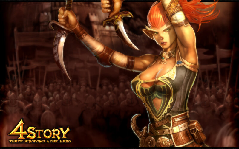 Elf Warrior with Daggers