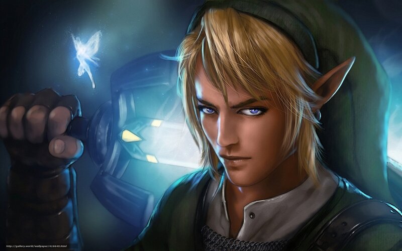 Elf Warrior with Glowing Eyes — Green, Dramatic