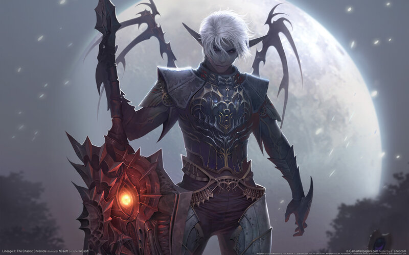 elf warrior with glowing weapon