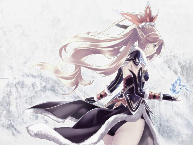 elf warrior with magic