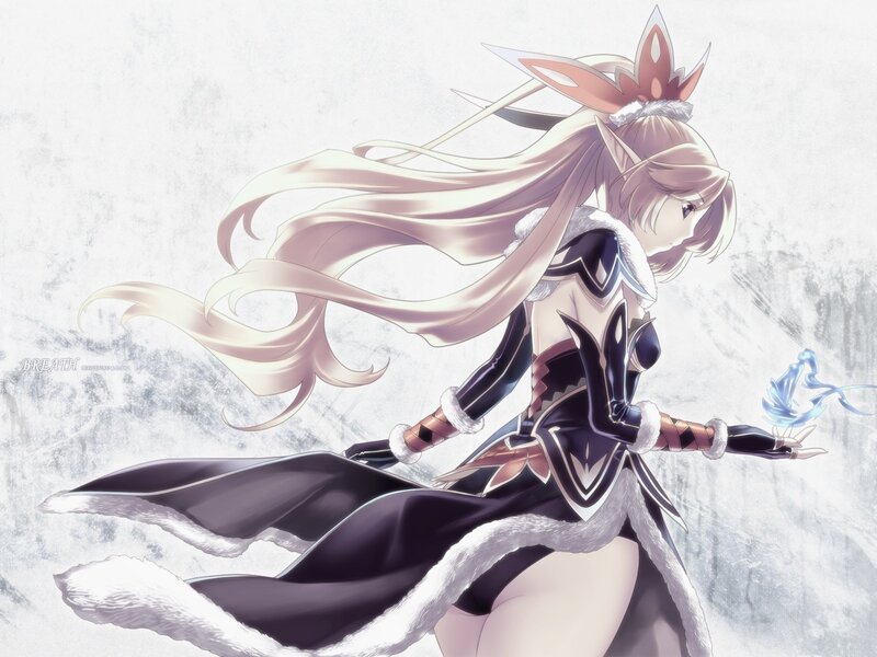 elf warrior with magic