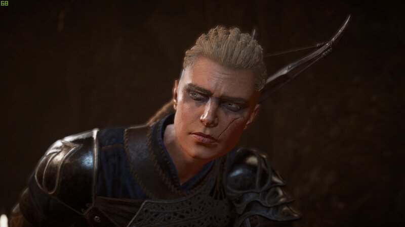 Elf Warrior with Scar