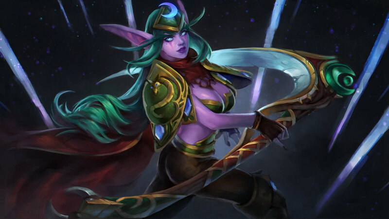 Elf Warrior with Shield