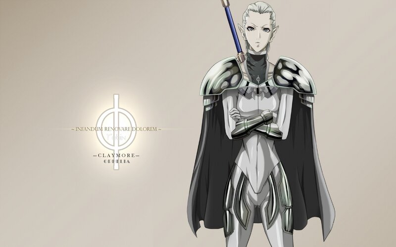 Elf Warrior with Spear — Gray