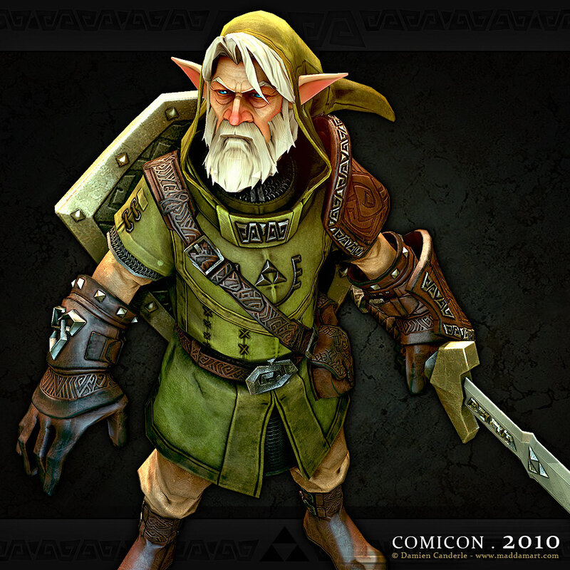 elf warrior with sword