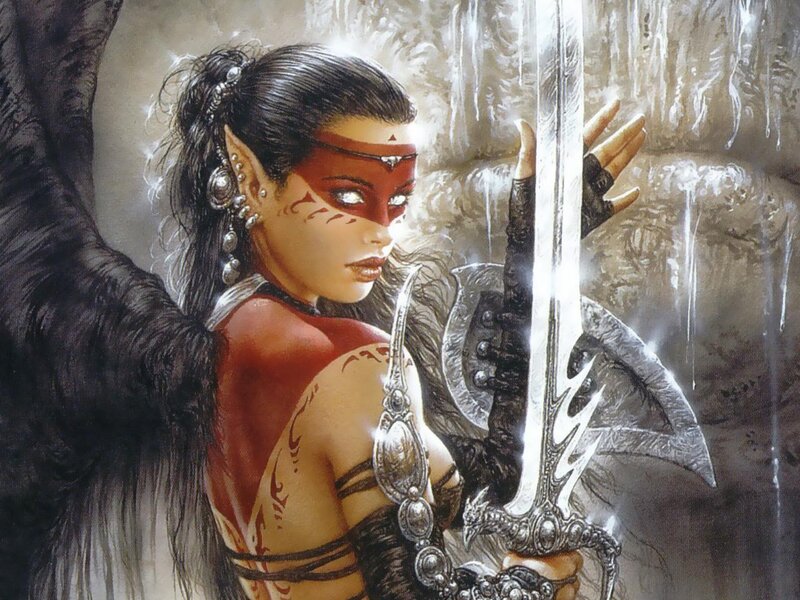 elf warrior with sword