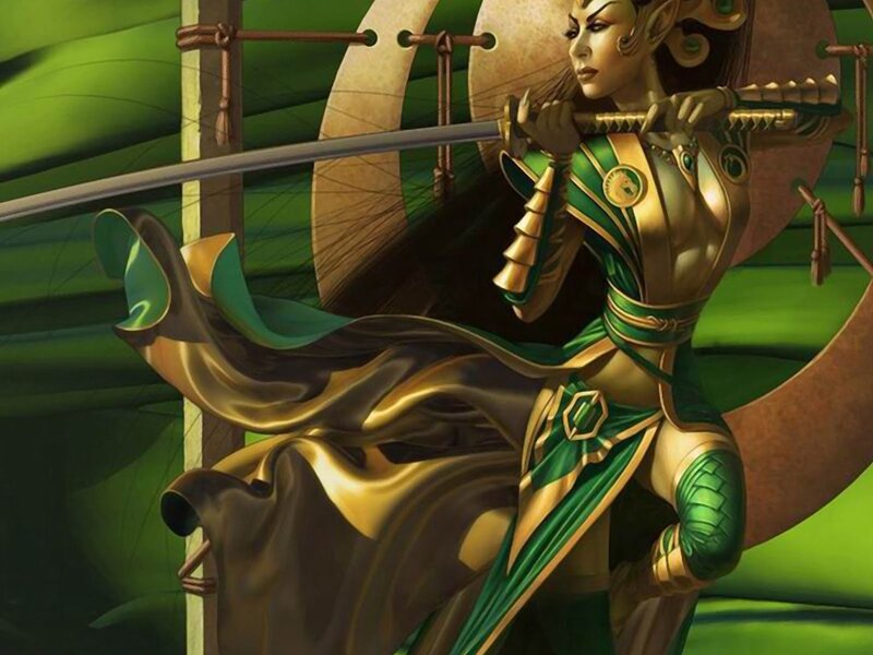 elf warrior with sword