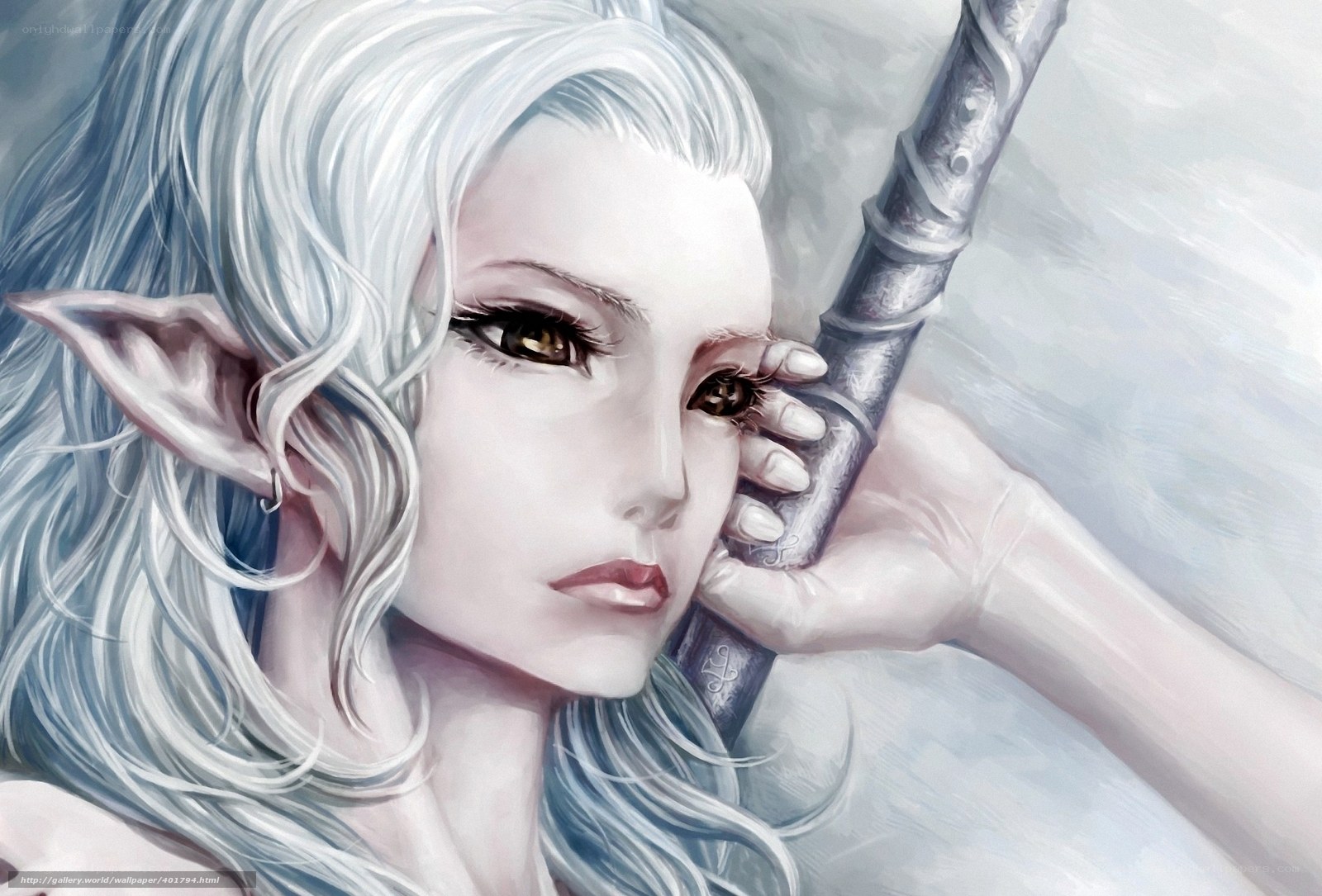 elf warrior with sword