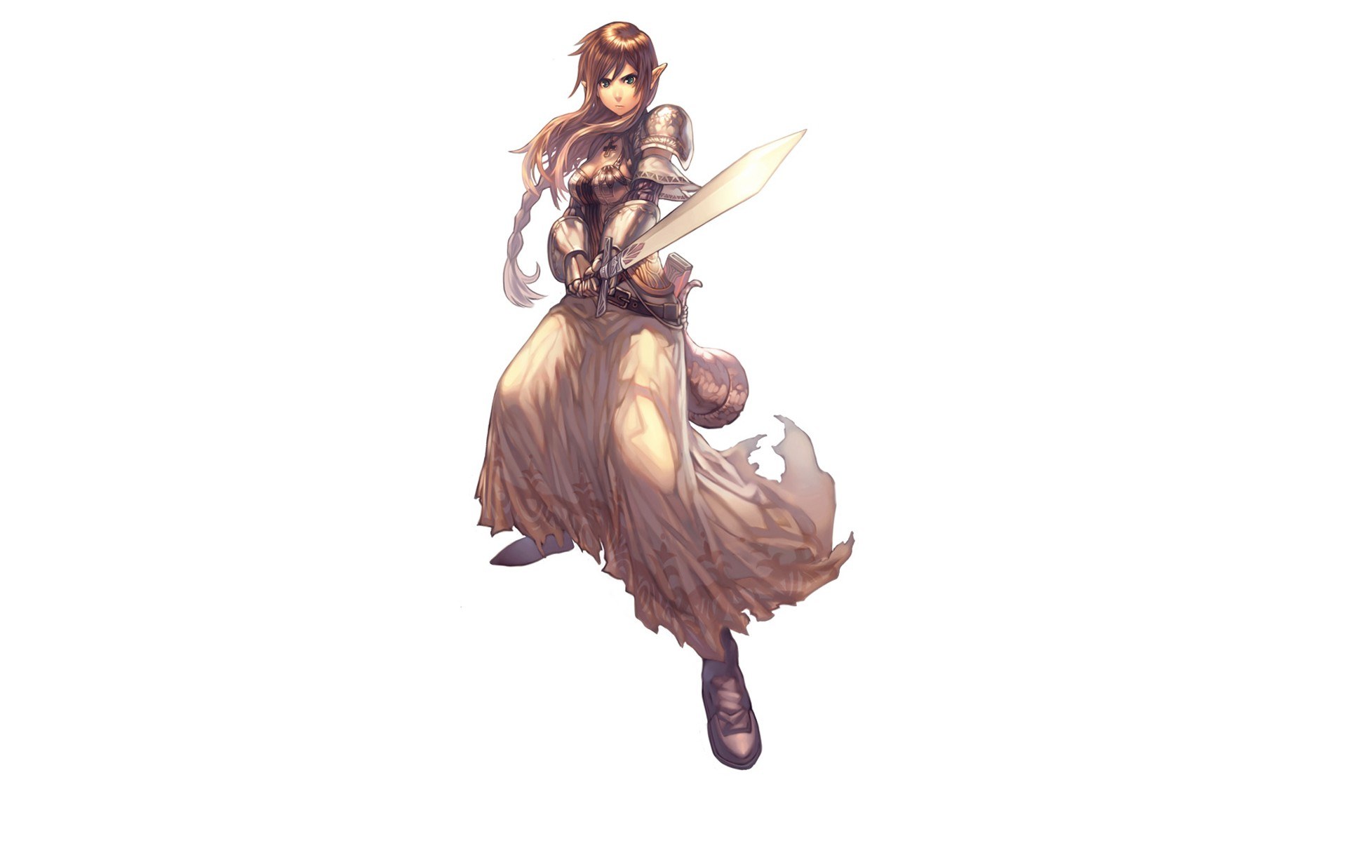 elf warrior with sword