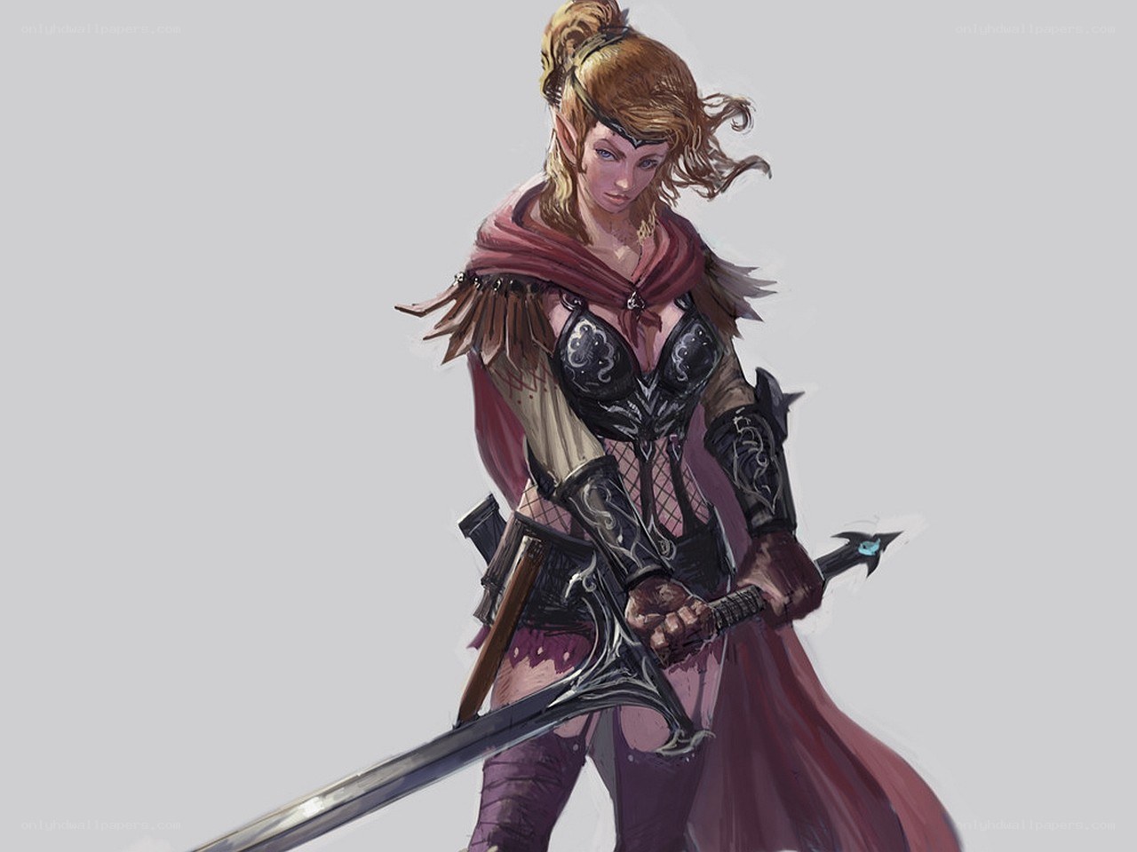 elf warrior with sword
