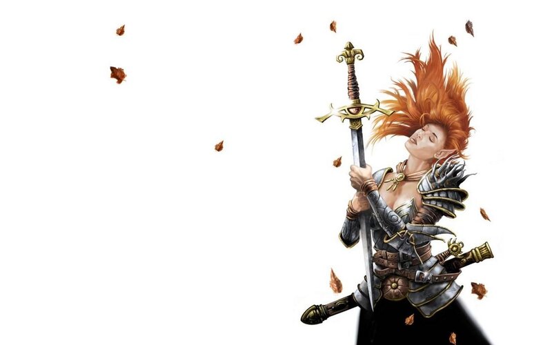 elf warrior with sword