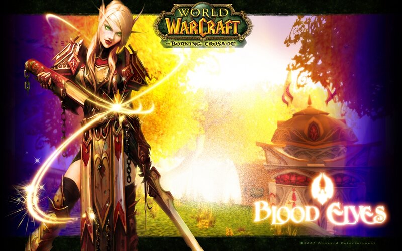 Elf Warrior with Sword — Yellow