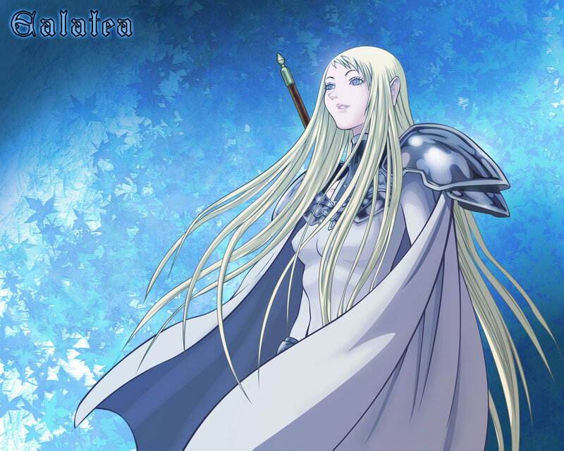 Elf Warrior Woman — Blue, Serene