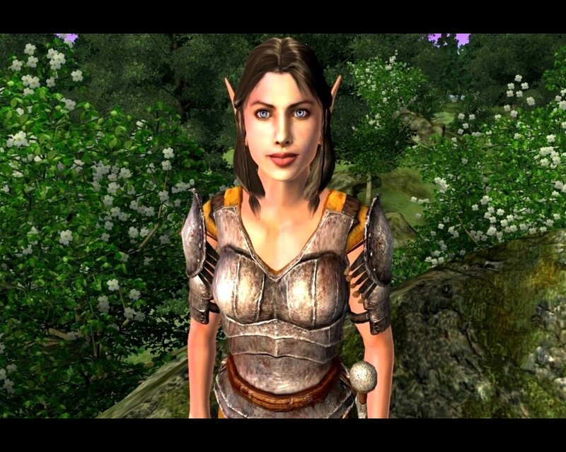 Elf Warrior Woman — Green, Serene, Spring