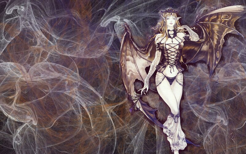 Elf with Bat Wings