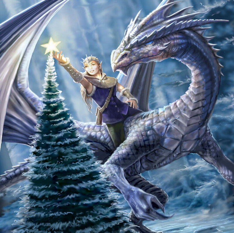 Elf with Dragon