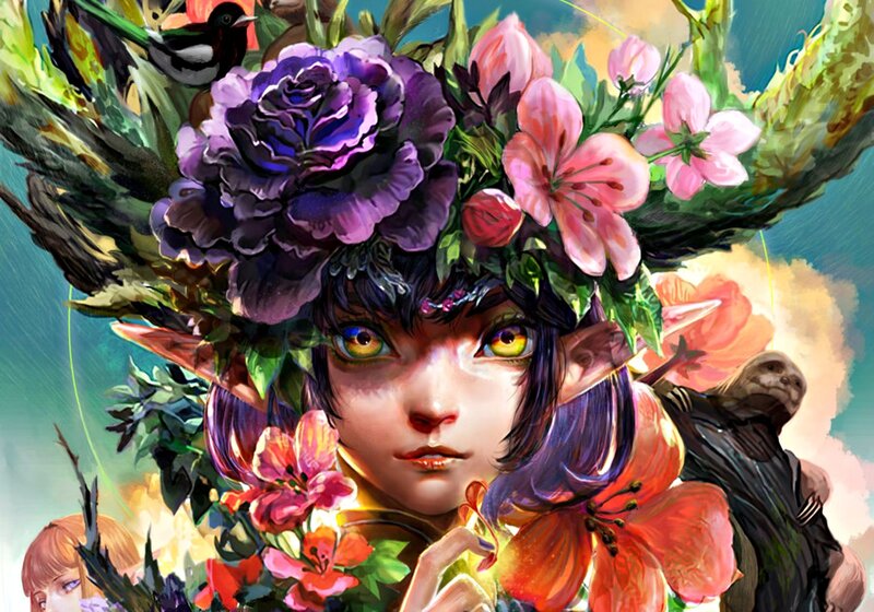Elf with Floral Crown