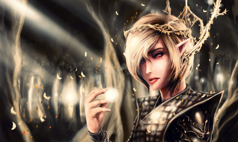 Elf with Golden Hair