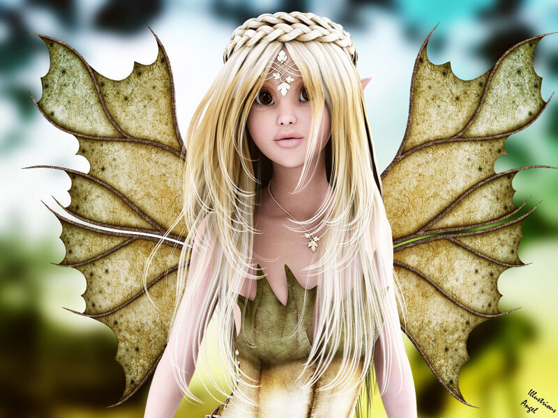 elf with leaf wings